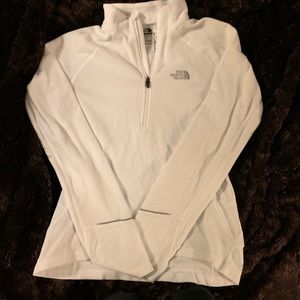 White North Face fleece